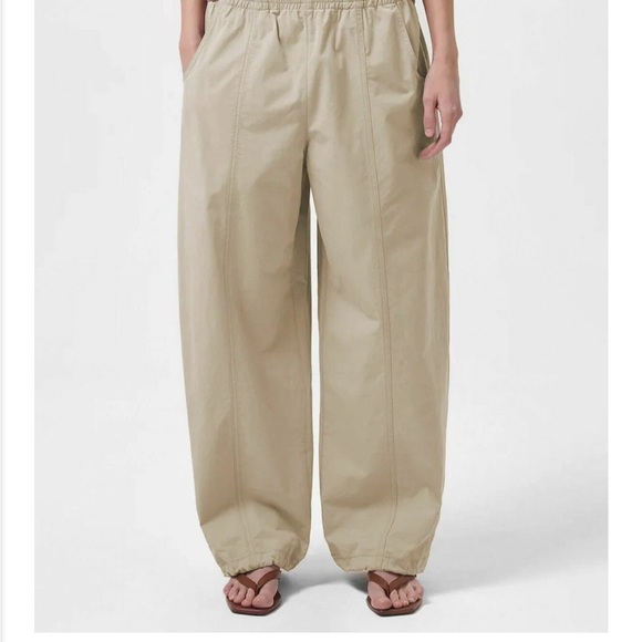 AGOLDE Dakota Track Utility Cargo Pants in Beige ~ Orig....